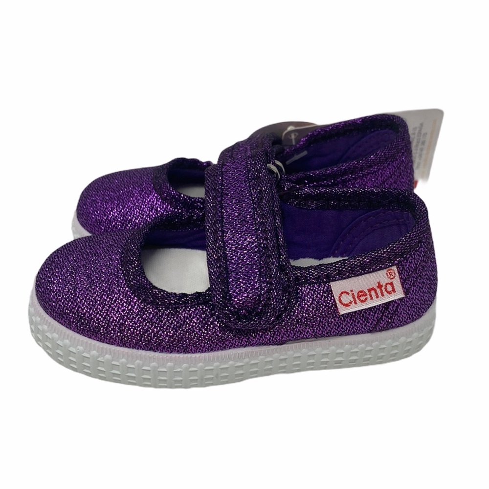CIENTA**Purple Sparkle Canvas Shoes**EU 19 IS 3.5 - Picture 1 of 5